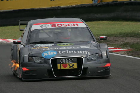 Christian Bakkerud har endnu ikke scoret point i DTM mesterskabet i år, selv om han ved flere lejligheder har klaret sig rigtig godt i 'den gamle Audi'.